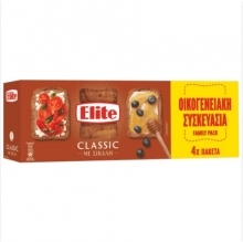 Elite Φρυγανιές Σίκαλης Οικογενειακή Συσκευασία 360gr