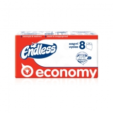 Endless Χαρτί Υγείας Economy 2 Φύλλων 8τμχ