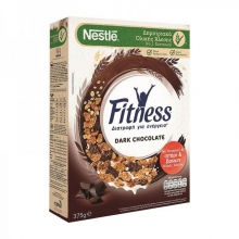 Nestle Δημητριακά Fitness Ολικής Άλεσης Dark Chocolate 375gr