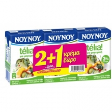 Nounou Telia Κρέμα Γάλακτος 3% 3x200ml