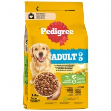 Pedigree Adult Ξηρά Τροφή για Σκύλους με Πουλερικά και Λαχανικά 1.4kg