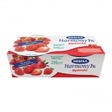Μεβγάλ Harmony 1% Επιδόρπιο Γιαουρτιού Φράουλα 2x170gr