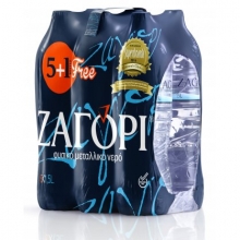 Ζαγόρι Φυσικό Μεταλλικό Νερό 6x1.5lt