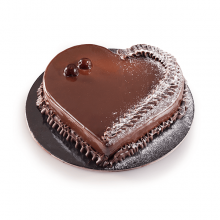 Τούρτα Καρδιά 2 Ατόμων με Σοκολάτα