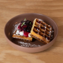 Waffle Cheesecake