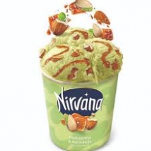 Παγωτό Nirvana Pistachio and Almonds (κύπελλο)