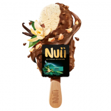 Παγωτό Nuii Almond and Java Vanilla (ξυλάκι)