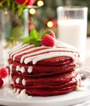Red Velvet Pancakes Bueno