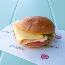 Mini Brioche Τυρί - Γαλοπούλα