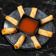 10.Vegetable Spring Rolls