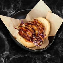 215.Bao Bun Teriyaki Crispy Chicken