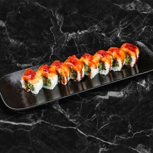 86.Salmon, Cucumber, Avocado and Masago Roll