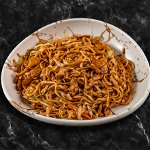 Noodles Ρυζιού με Λάχανο, Καρότο και Αυγό