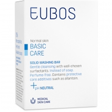 Eubos Blue Solid Washing Bar 125gr