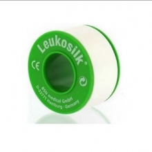 Leukosilk Μεταξωτή Αυτοκόλλητη Ταινία 2.5cm x 4.6m