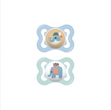 Mam Πιπίλα Air Σιλικόνη 2-6Μ Γαλάζιο/Βεραμάν 2τμχ