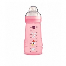 Mam Μπιμπερό Ροζ Easy Active 2+ Μεσαίας Ροής Πλαστικό 270ml