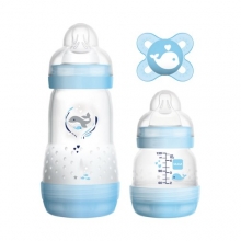 Mam Μπιμπερό Μπλε Easy Start Anti-Colic Starter Set 0+