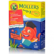 Mollers Omega 3 Kids Φράουλα 36ζελεδ