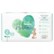 Pampers Πάνες με Αυτοκόλλητο Harmonie N2 (4-8kg) 39τμχ