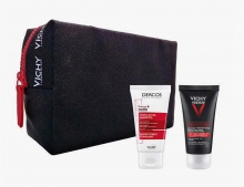Vichy Promo Homme Structure Force Αντιγηραντική Κρέμα Προσώπου 50ml + Dercos Σαμπουάν Κατά Της Τριχόπτωσης 50ml ΔΩΡΟ
