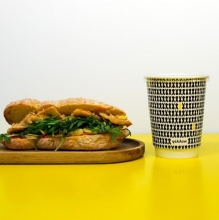 1 Καφές επιλογής + 1 Τσιαπάτα επιλογής