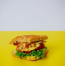 Focaccia Κοτόπουλο Sous Vide