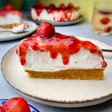 Cheesecake με Κόκκινα Φρούτα