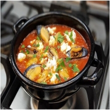 Μύδια Σαγανάκι