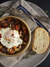 Σαγανάκι Λουκάνικο