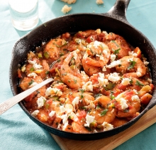 Σαγανάκι Γαρίδες