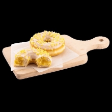 Donut με Γέμιση Λεμόνι