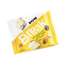 Break Λευκή Σοκολάτα με Σταφίδες, Αμύγδαλα, Φουντούκια 85gr