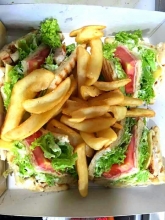 Club Sandwich Φιλέτο Κοτόπουλο Ψητό