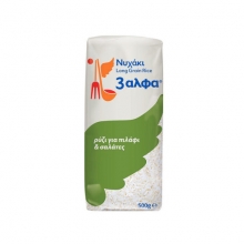 3 Αλφα Ρύζι για Πιλάφι και Σαλάτες 500gr
