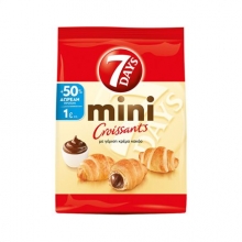 7days Mini Croissant Με Γέμιση Κρέμα Κακάο 107gr