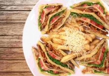 Club Sandwich Κοτομπουκιές