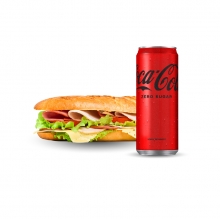 1 Sandwich επιλογής + 1 Αναψυκτικό 330ml επιλογής