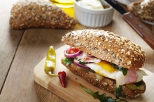 Μπαγκέτα Αυγό Βραστό