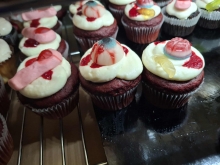 Halloween Cupcake Red Velvet