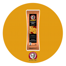 Μπάρα Δημητριακών Cranberry - Αμύγδαλο 50gr