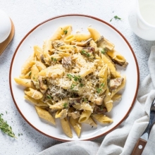 Pasta Fungi and Fungi Νηστίσιμη