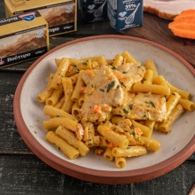 Pasta Κοτόπουλο και Γαρίδες