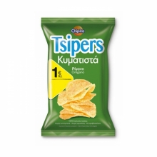 Chipita Tsipers Ρίγανη Κυματιστά Πατατάκια 105gr