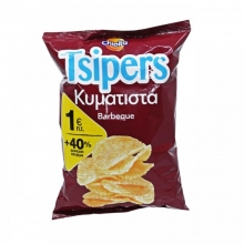 Chipita Tsipers Barbeque Κυματιστά Πατατάκια 105gr