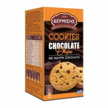Cookies Chocolate Chips με Μαύρη Σοκολάτα Δερμίσης 90gr