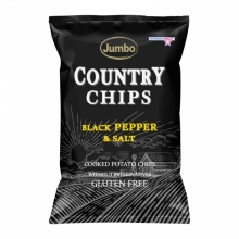 Country Chips Black Pepper and Salt 150gr