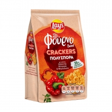 Lays Crackers στον Φούρνο Πολύσπορα Κόκκινη Πάπρικα και Μυρωδικά