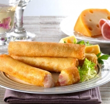 Φλογέρες Ζαμπόν -Τυρί