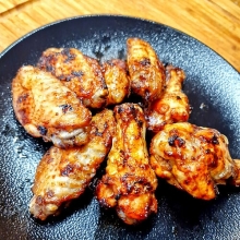 Φτερούγες Κοτόπουλο BBQ Μερίδα